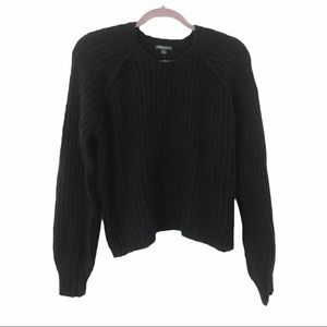 Wild Fable chunky knit sweater - black